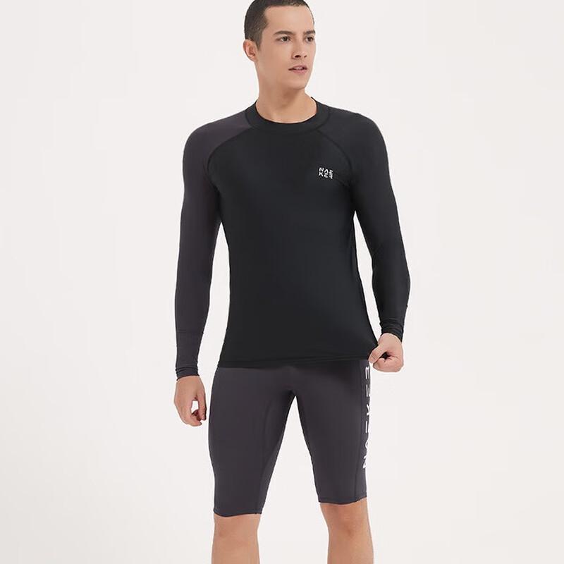 WEZHO Men s Long-Sleeve Quick-Dry Rash Guard & Diving Suit Top