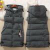 Autumn Women Vest Winter Puffer Parkas Coat Casual Pocket Hooded Waistcoat Female Sleeveless Jacket  Outerwear