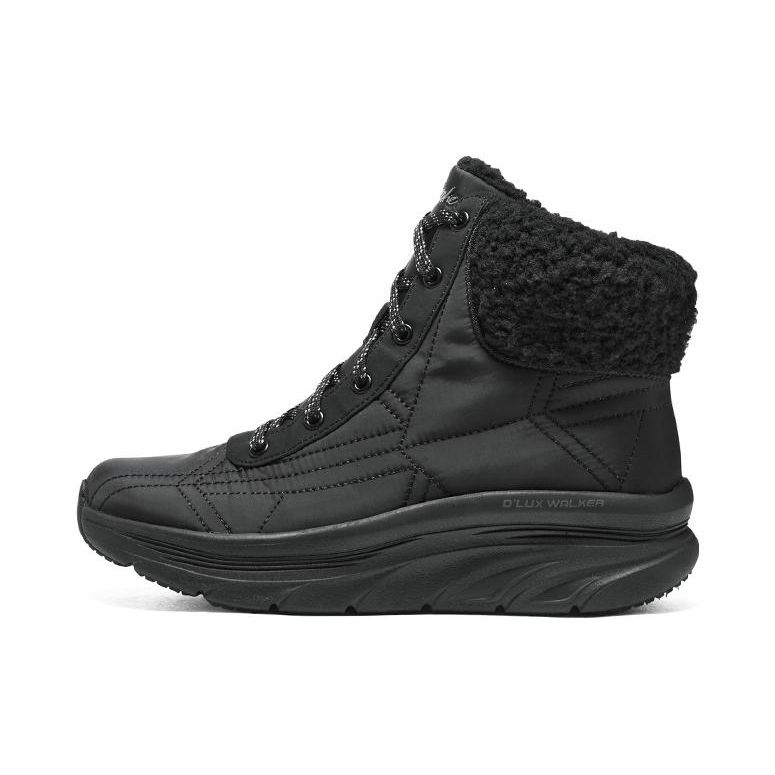 Skechers Simple Fashion Versatile Short Snow Boots Women boots Black 167852-BBK 38