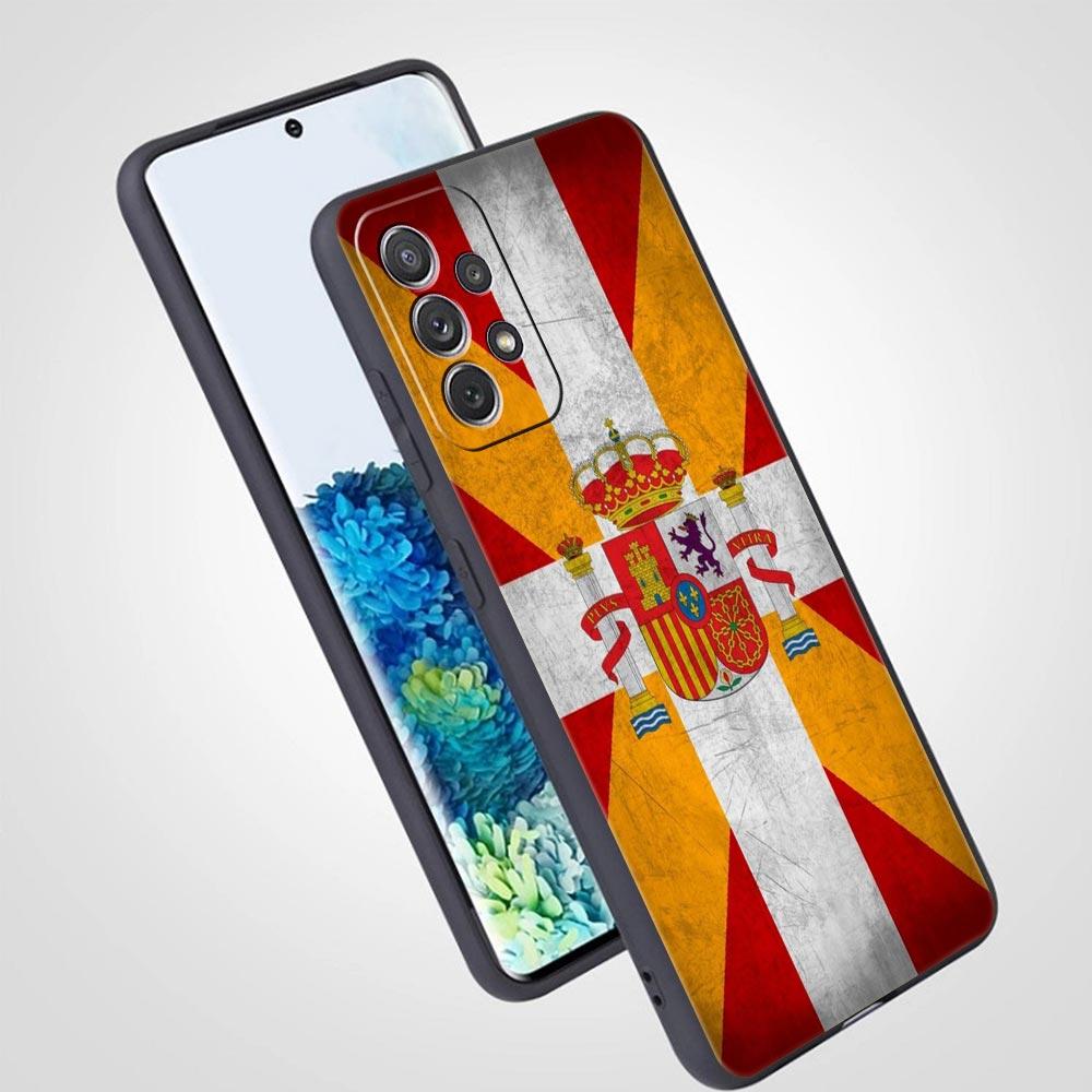 Spain Bull Flag Phone Case For Samsung Galaxy A17 A07 A55 A35 A25 A15 A05s A33 5G A31 A23 A21s A13 A41 A73 A53 A51 A71 A03 Cover