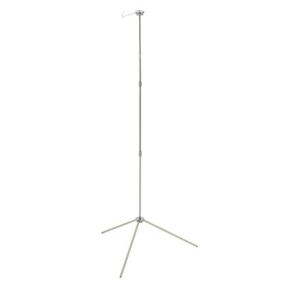 LOGOS Portable Lantern Pole 71905009, Silver, Approx. 45cm Wide X 40cm Deep X 102cm High