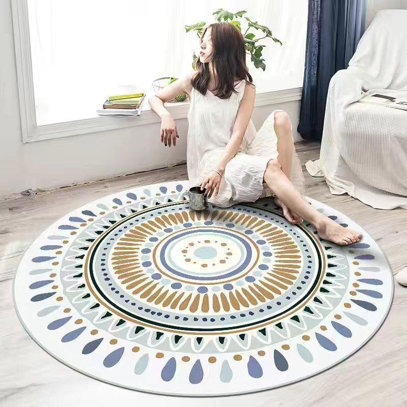 Modern Minimalist Circular Carpet Living Room Coffee Table Mat Home Hanging Basket Wardrobe Mat