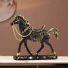 1Pc Craft Decorations Fortune Synthetic Resin Affordable Luxury Horse Ornament Gift Home Decoration