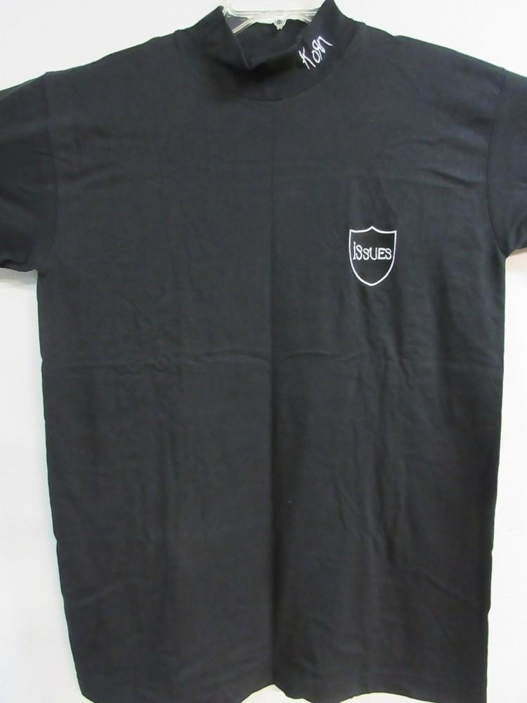 

KORN OFFICIAL OLD STOCK MERCH ISSUES BAND MUSIC MOCK TURTLENECK LARGE Unisex T-Shirt XXL