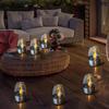 LED Solar Candle Flameless Rechargeable Courtyard Decoration Outdoor Wedding Party Waterproof Atmosphere Light Creative