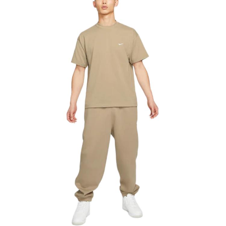 New Nike T Shirts Men's Light Brown DA0321-247