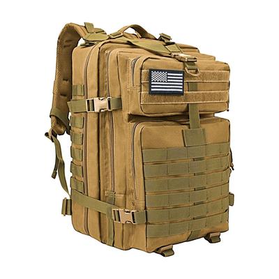 [Panavage] 45L Military Backpack, Waterproof, Large Capacity, Rucksack for Men and Women  MOLLE System, Water-Repellent, Hiking, Camping,