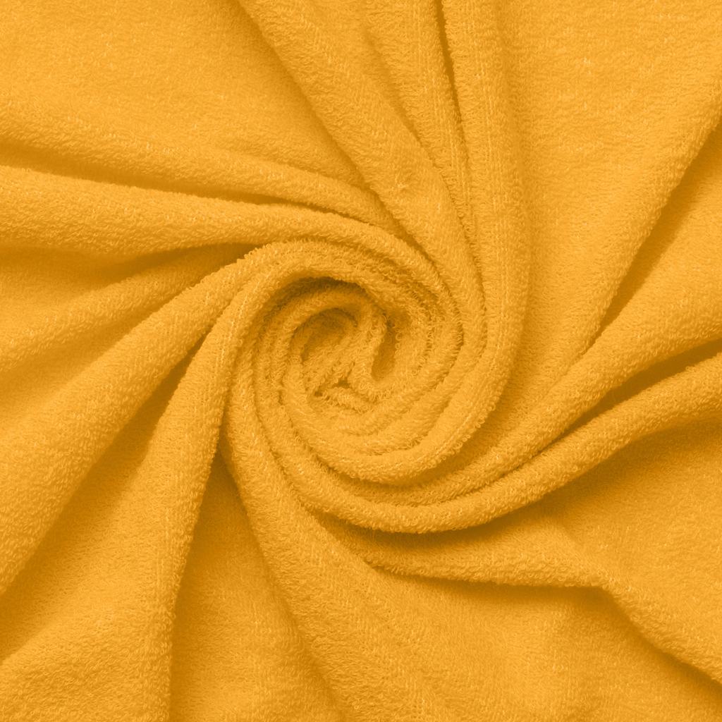 Premium Terry Sheet with Elastic 110x190, 120x200x20, Yellow_05, Matex