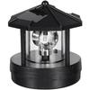 Automatic Solar Lighthouse Garden Light 360 Degree Rotating Lamp Plastic Outdoor Yard Decoration Easy Installation