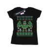 Marvel Womens/Ladies Hulk Want Presents Fair Isle Cotton T-Shirt