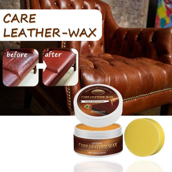 

Leather Scratch Repair Balm with Cleaning Sponge Eco-friendly