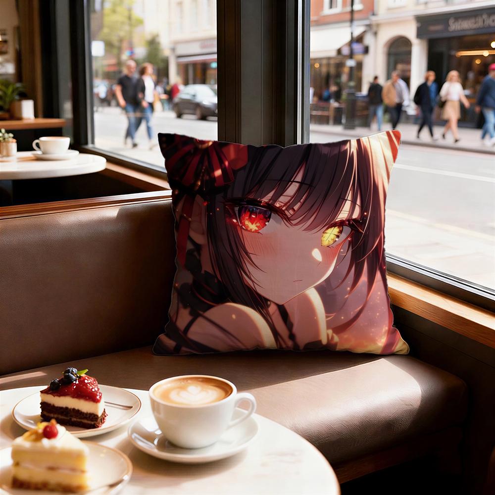 Anime DATE A LIVE Cushion Cover Decorative Cushions Covers Cover Sofa X Pillow Piece X X Pillowcase