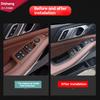 For BMW X5 G05 -2025 LHD Car ABS Material Window Button Frame Door Glass Lift Panel Decorative Stickers Interior Accessories