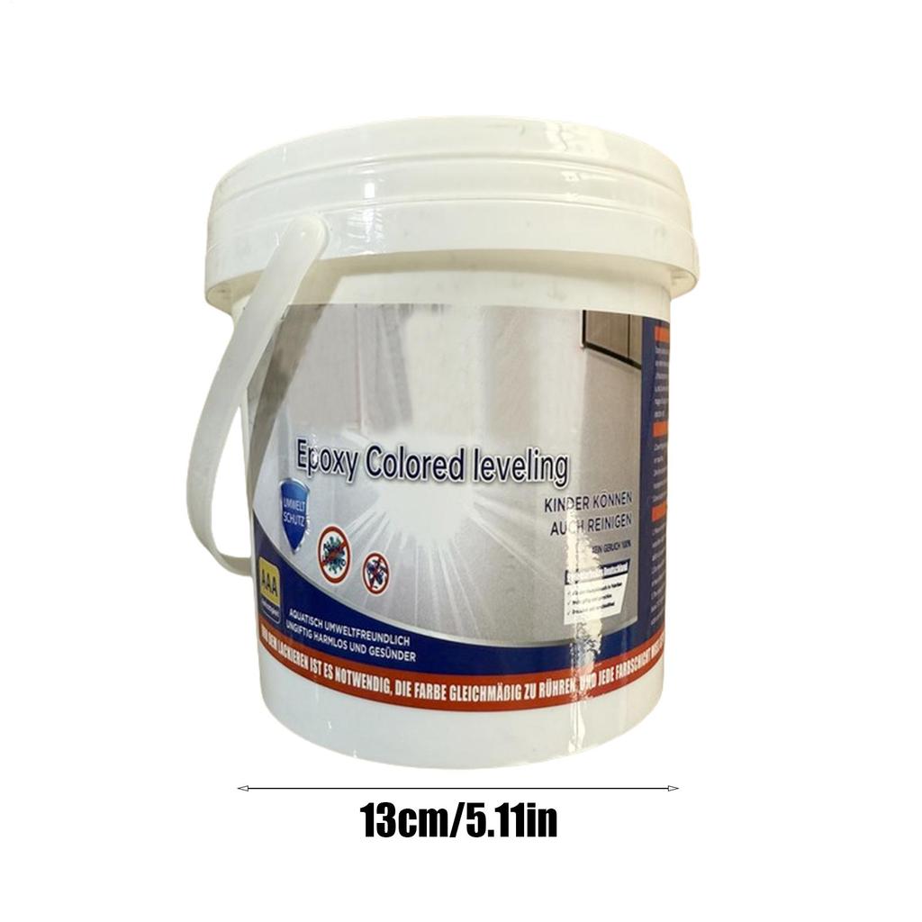 Epoxy Coloured Sand Floor Paint Self Leveling High Gloss Marble Effect Water Based Non-slip Epoxy Floor Paint for Refinishing