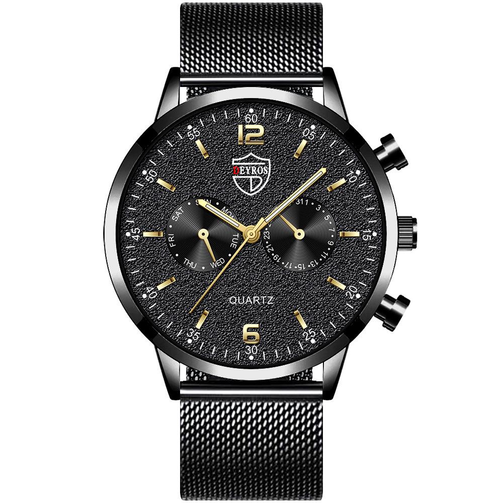 Fashion Watch Men'S Stainless Steel With Quartz Automatic Movement Watch