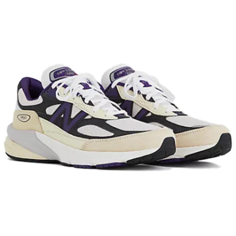 New New Balance 990v6 MiUSA Teddy Santis White Black Plum U990WB6