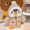 Cute Dressing Penguin Plush Toy Stuffed Animal Doll Children's Toy Office Ornament Girl Gift Plush Penguin Toy