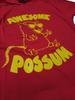 Awesome Possum Red Comfort Colors T-and Kids Tshirt