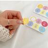 120pcs(10sheets) Colorful "Thank You" Cartoon Joyful Face Stickers -Ideal for Gift Box Sealing Party Favors & Business Packaging