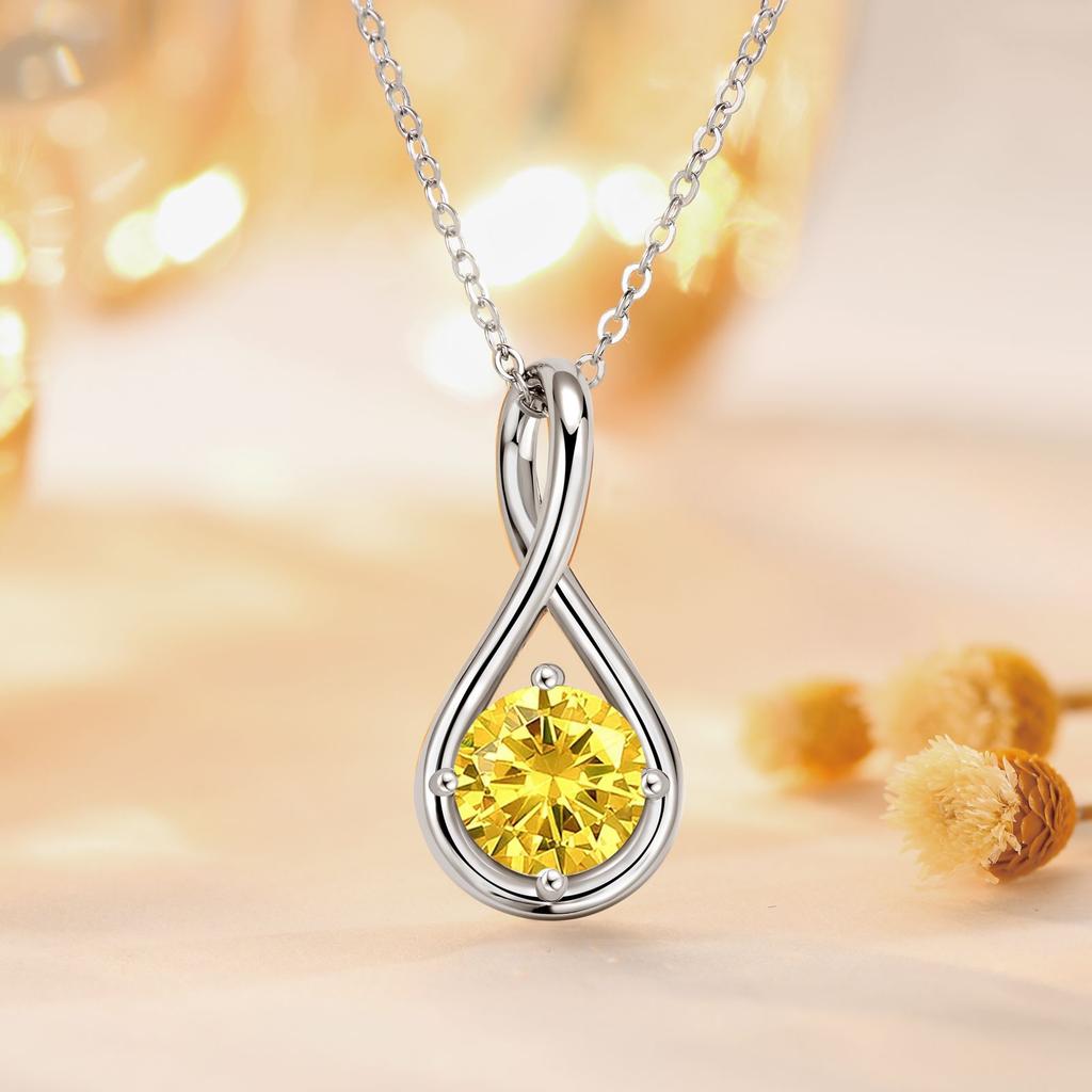 S925 Sterling Silver Women's Necklace Trendy Zircon Cross Pendant Birthday Gift European American