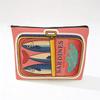 Bohemian Makeup Bag: Colorful Fish Print, Retro Style Cosmetic Travel Case