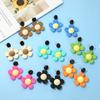 Cartoon Flower Earrings Cute Playful Earrings Pendant Fashion Cute Style Accessories Multi-Style Jewelry