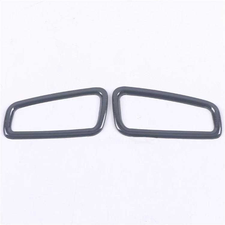 For Honda Civic 2022-2025 11th Black Titanium Dash L&R AC Air Outlet Vent Trim