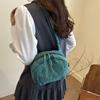 Canvas-Tasche mit großem Fassungsvermögen, neue Retro-Cord-Umhängetasche für Damen, lässige Studenten-Klassentasche