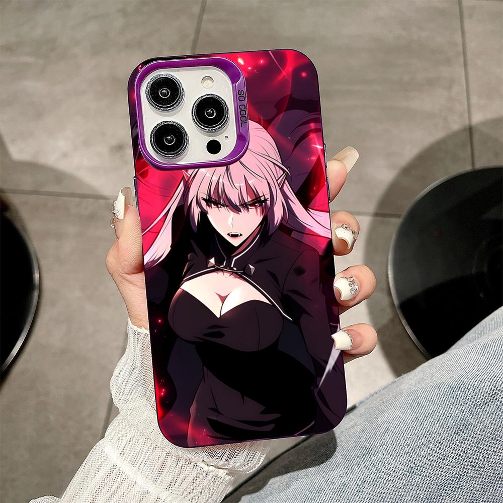 Alice Von Ataraxia Mobile Phone Case for iPhone 17 16 15 14 13 12 11 X XR XS 8 7 Air Pro Max Plus Purple Translucent Cover