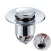 Universal Sink Drain Filter Stainless Steel Bounce Core Push Type Sink Filter Converter Bathroom Sink Drain Pipe Stonego Fittings