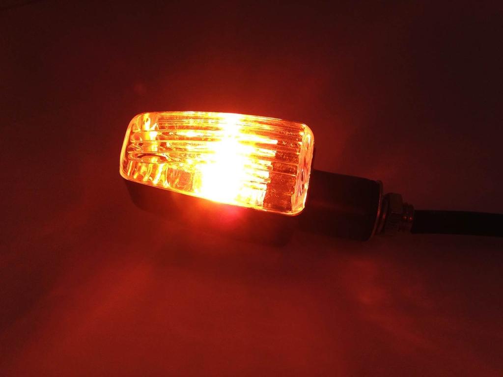 Nakira 4-Piece Custom Turn Signal, Clear Lens, General Purpose Turn Signal (Clear Lens)