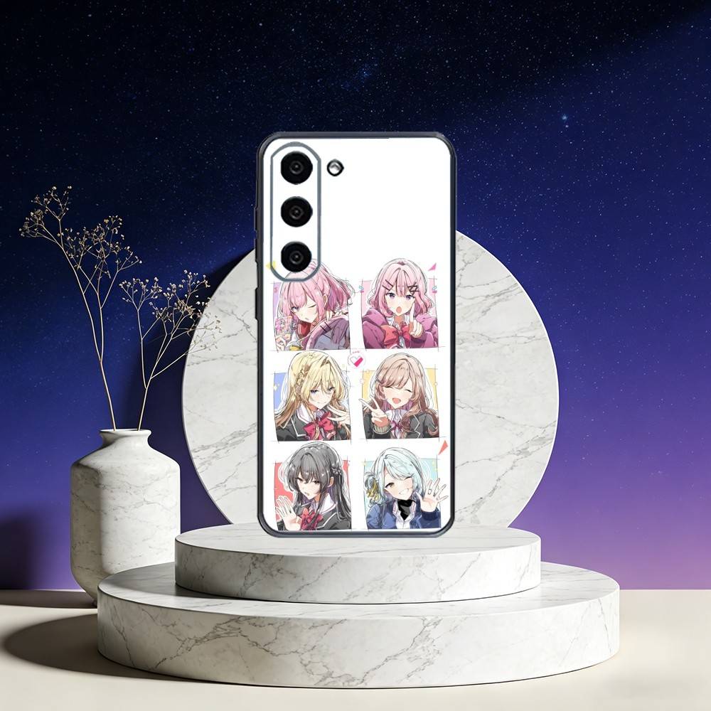 Watanare Anime Phone Case For Samsung Galaxy A73,A72,A71,A70,A53,A52,A51,Others Soft Black Cover