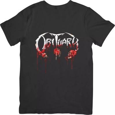 Obituary Music Unisex Fit for Men & Women Quality Cotton T-Shirt Black
