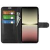 For Sony Xperia 10 V Litchi Texture Anti-scratch Phone Cover Leather Stand Wallet Phone Case