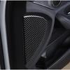 Carbon Fiber Front Door Panel Decoration Cover Trim 2Pcs For Mercedes Benz C Class W205 GLC X253 2015-2018 Car Accessories
