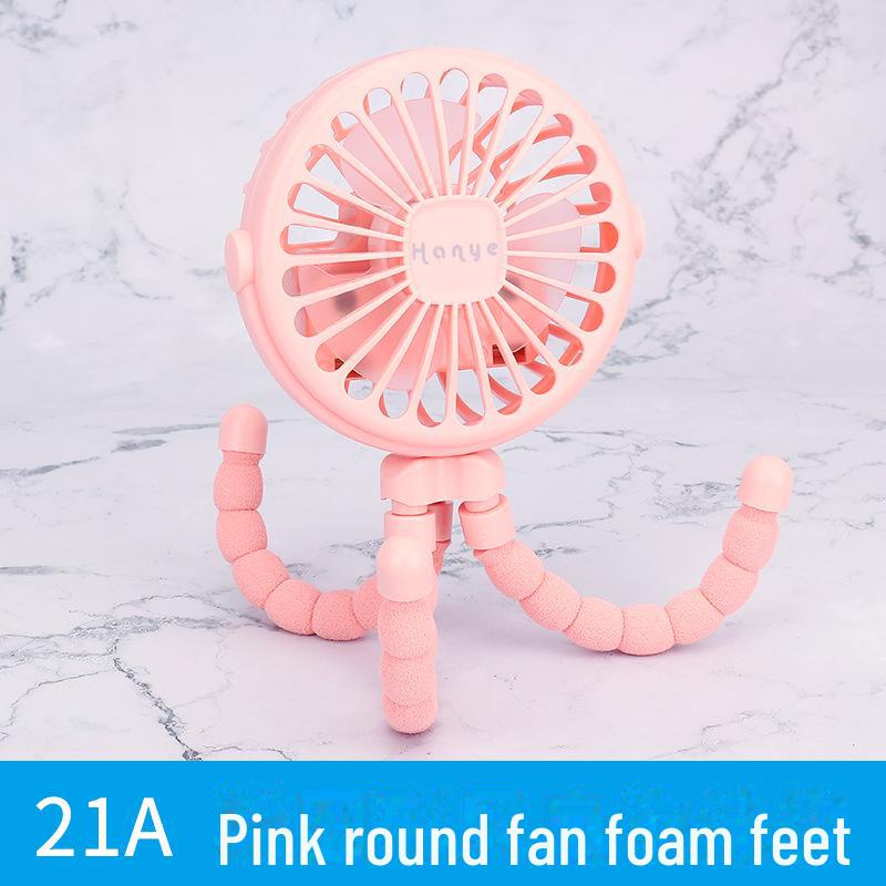 Versatile Portable Mini Fan: Hangable, Standable, or Wrappable - Ideal for Dorms and Outdoor Use