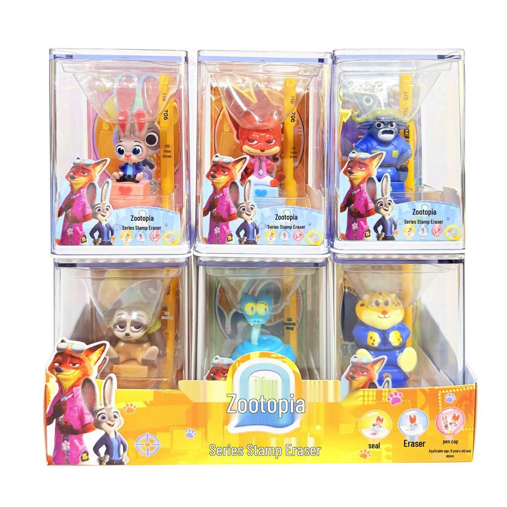 Zoomania 2 Stempel Radiergummi Figur: Nick & Judy Spielzeug