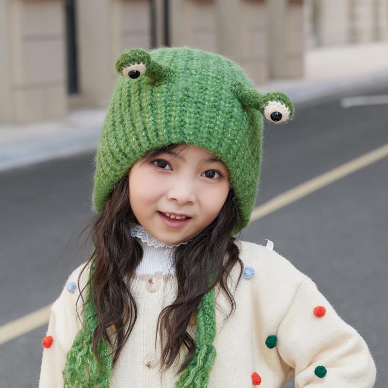 Childrens Knitted Hat For Winter With Warmth And Windproof Protection For Kids Outdoor Play