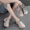 Summer New Hollow Breathable Sandals Bag Head Ugly Cute Color Matching Casual Thick Sole Comfortable Versatile Women's Shoes