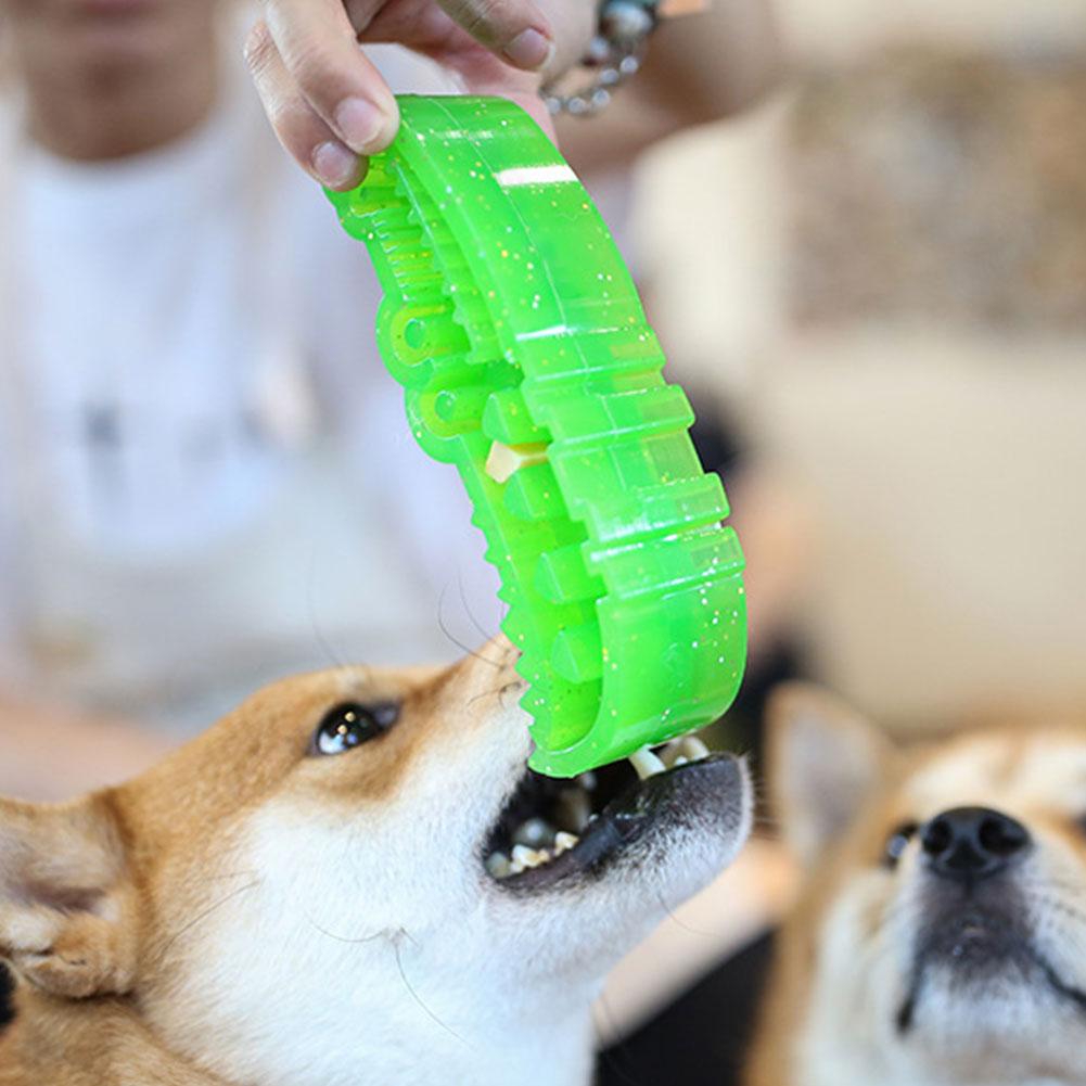 Slow-Feed Chew & Fetch Crocodile Dog Toy Cute Chew Toys Interactive Dog Puzzle Toy for All Breed Sizes Dog