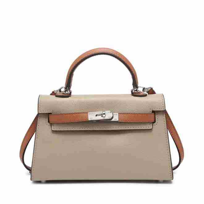 Geantă Hot de Generația a Doua Fără Puf din Piele Naturală Reală Geantă Mini de Mână de Modă High-End pentru Femei Geantă Tote Texturată