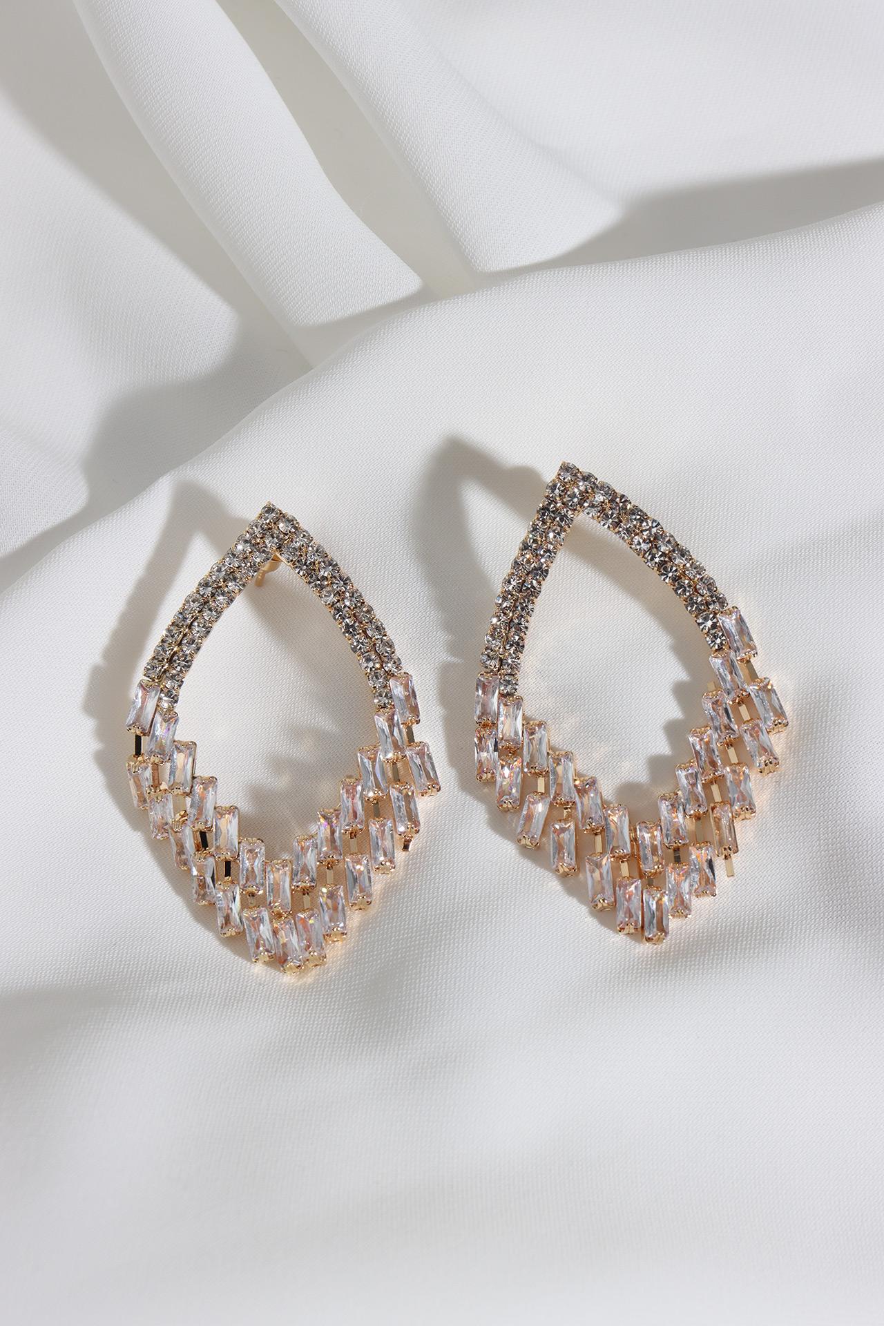 

Серьги Damla для вечернего платья золотого цвета