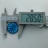 28,5MM Klockurtavla Lyser i mörker Passar NH35/M8215/E2824 Urverk Tillbehör Klockdelar Klocka För man Steril urtavla NH35 Visare