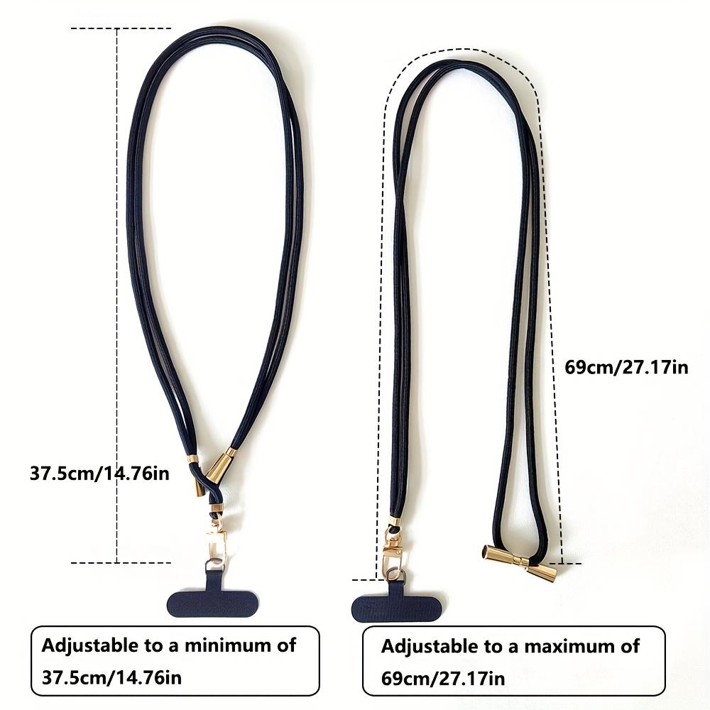 Adjustable Phone Lanyard, Anti-Drop Phone Strap for Travel, Long Adjustable Neck Strap, Functional Crossbody Phone Strap, Durable