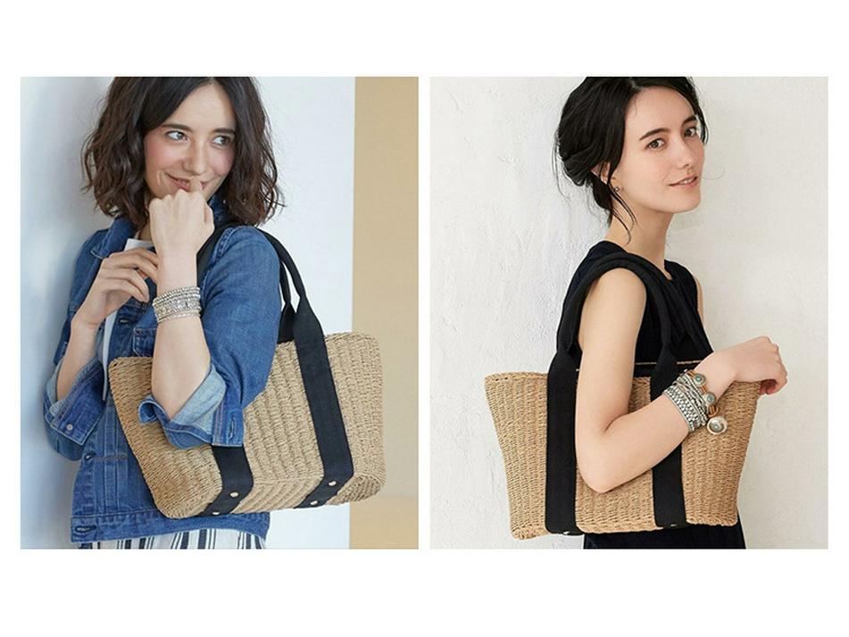 European and American Style Woven Beach Bag: Large Capacity, Casual, Versatile Women's Tote