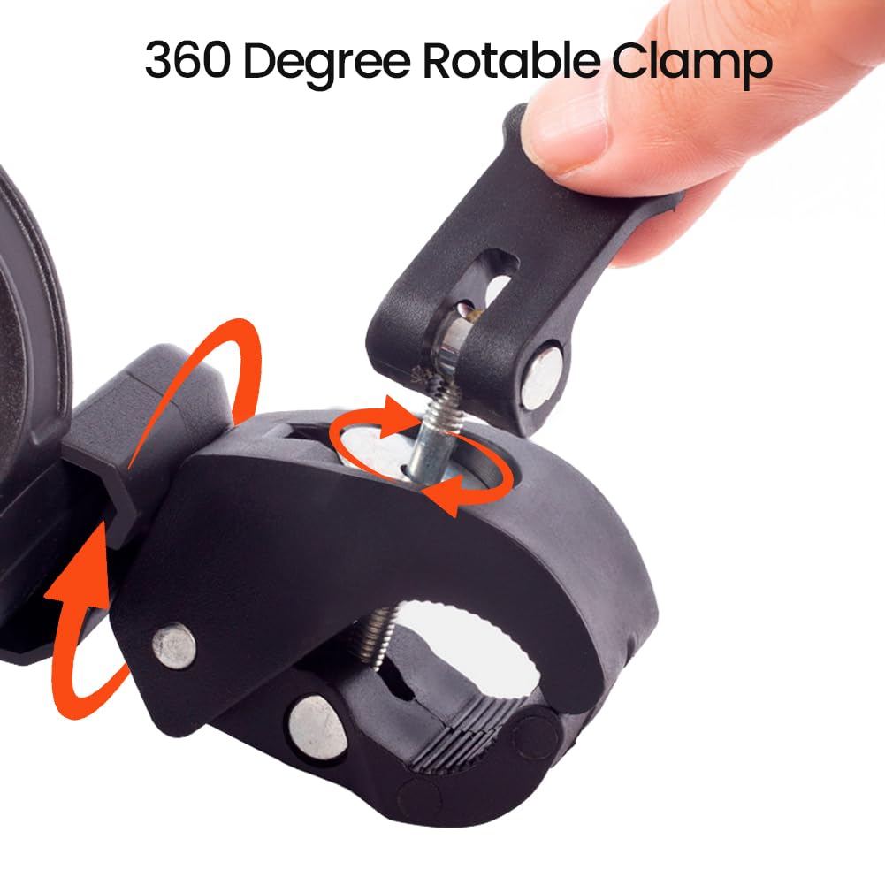 Bike Water Bottle Holder Pram Cup Holder Stroller Water Bottle Holder 360° Rotating Mount Cage For Motorcycle Bicycle Baby Strol Cup Holders 5