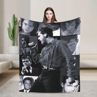 Luis Miguel Blanket  Super Soft Funny Plush Throw Blanket For Kids Adult Home Decor Flannel Bedspread Bed Cover