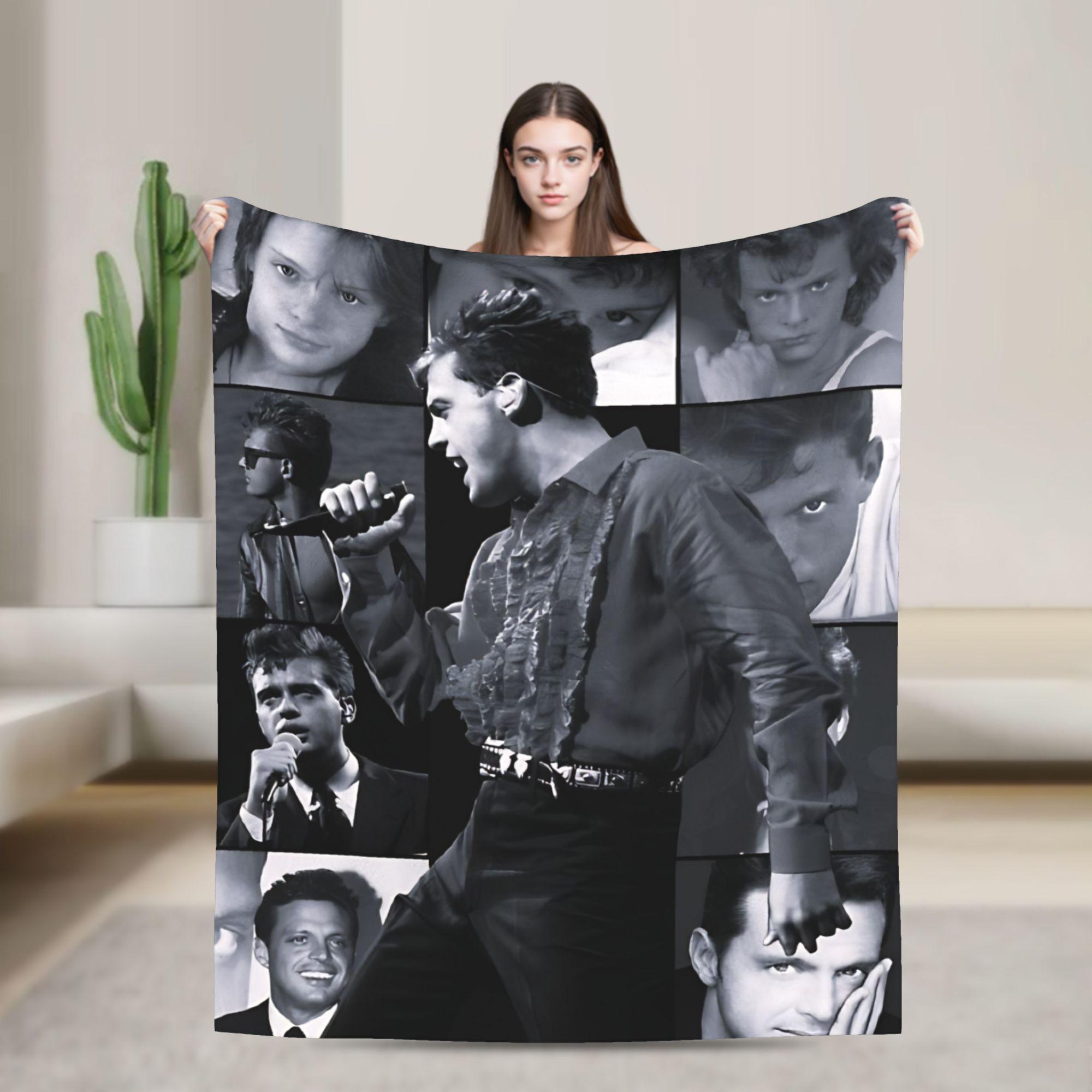 

Luis Miguel Flannel Blanket Winter Warm Soft Throw Blanket for Child Home Decor Funny Bedspread Sofa Bed Cover 75x90cm
