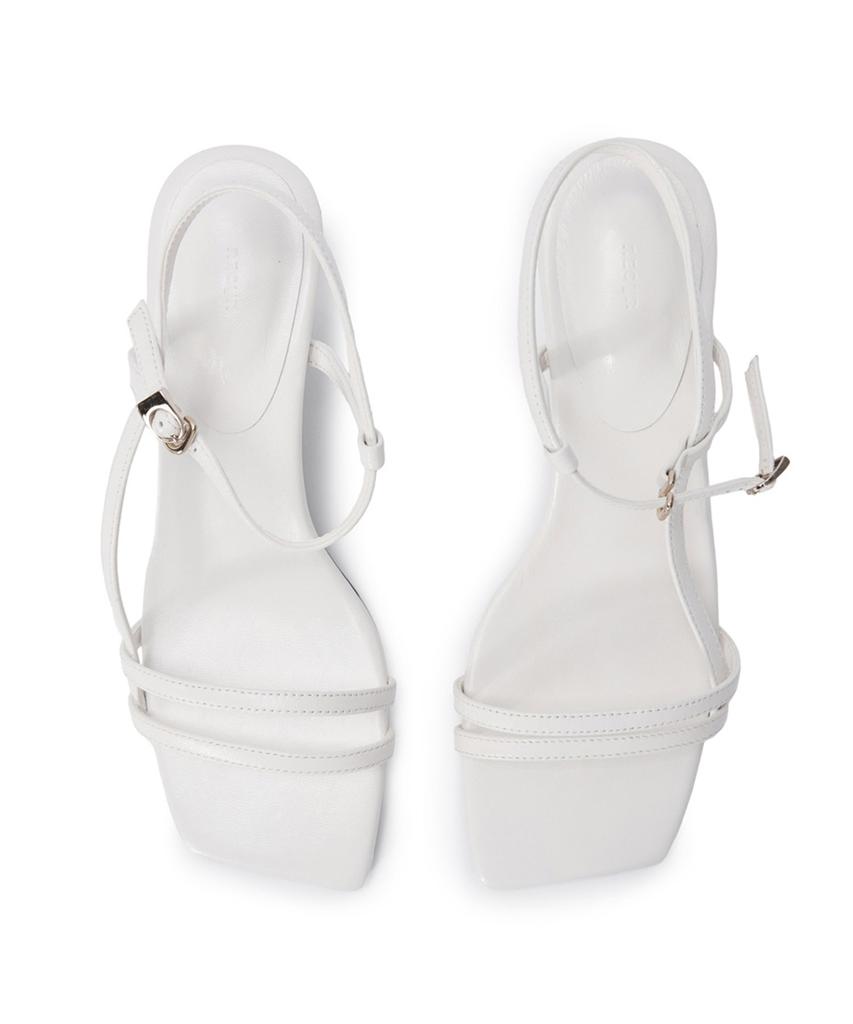 Recur Ecur Strappy Edge Sandals White 1230