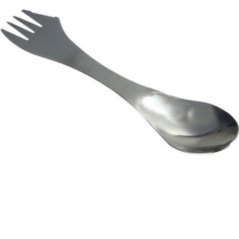 1 stk 3 i 1 titan gaffel skje Spork bestikk redskap Combo Kjøkken Utendørs Picn